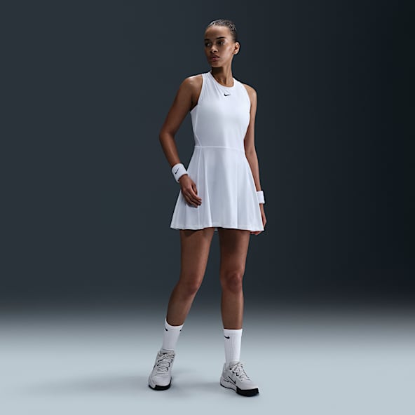 Womens white tennis dress online